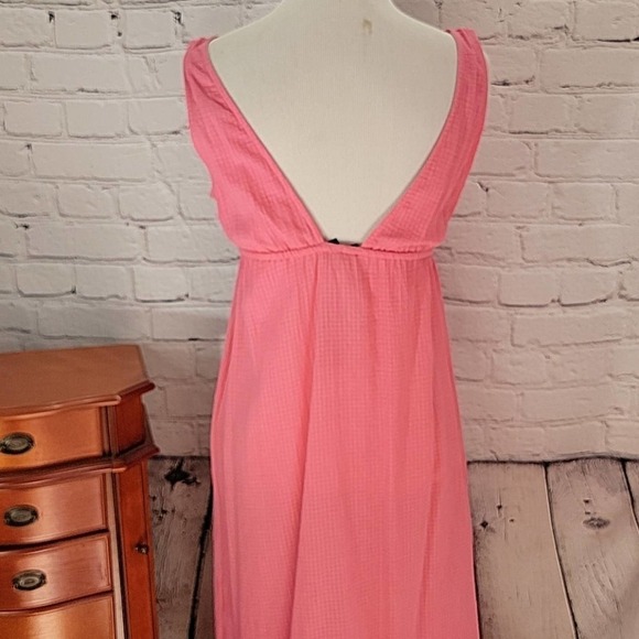 J. Crew Low V Neck Waist Tie Summer Dress - Picture 7 of 10
